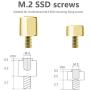 MHQJRH M.2 2280 SSD heat sink with mounting screw kit for ASUS