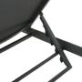 Christopher Knight Home Cape Coral Outdoor Aluminum Chaise Lounges with Mesh Seat, 2-Pcs Set, Grey / Dark Grey