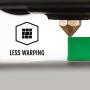 HATCHBOX ABS 3D Printer Filament, Dimensional Accuracy +/- 0.3 mm, 1 kg Spool, 1.75 mm, Green
