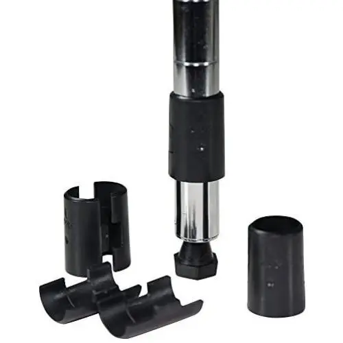 APOLLO HARDWARE 3/4 Inch Shelf Clips/Split Sleeves, Black(3/4'' & 19.1mm Diameter Post Size)(2 Pack) APOLLO HARDWARE 3/4 Inch Shelf Clips/Split Sleeves, Black(3/4'' & 19.1mm Diameter Post Size)(2 Pack)