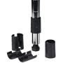 APOLLO HARDWARE 3/4 Inch Shelf Clips/Split Sleeves, Black(3/4'' & 19.1mm Diameter Post Size)(2 Pack)