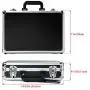 HUL 14in Two-Tone Aluminum Case with Customizable Pluck Foam Interior for Test Instruments Cameras Tools Parts and Accessories HUL 14in Two-Tone Aluminum Case with Customizable Pluck Foam Interior for Test Instruments Cameras Tools Parts and Accessories