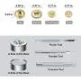 Atpot Snap Fasteners Kit, 132 Sets 12.5mm Metal Button Snaps Press Studs with 4 Fixing Tools, 6 Color Leather Snaps for Clothing, Leather, Jacket, Jeans Wear, Bracelets, Bags,DIY Craft Atpot Snap Fasteners Kit, 132 Sets 12.5mm Metal Button Snaps Press Studs with 4 Fixing Tools, 6 Color Leather Snaps for Clothing, Leather, Jacket, Jeans Wear, Bracelets, Bags,DIY Craft