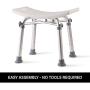 Dr Kays Adjustable Height Bath and Shower Chair Shower Bench