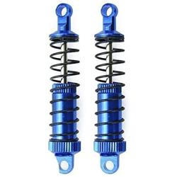 DAPENGNIAO RC Car Spare Parts Apply for HBX 18859E Oil Filled Shocks 2Pcs Upgrade Accessories Suspension Shock Absorbers Accessories (Color : Blue)