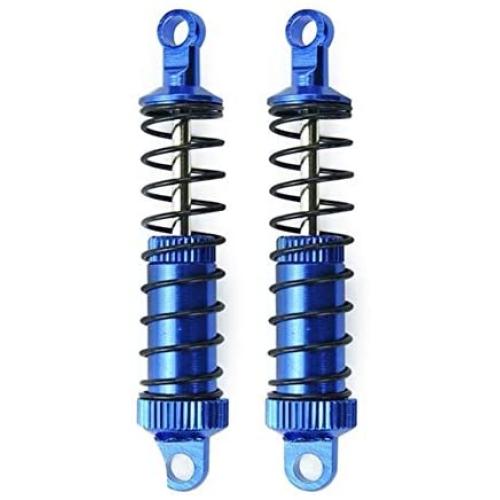 DAPENGNIAO RC Car Spare Parts Apply for HBX 18859E Oil Filled Shocks 2Pcs Upgrade Accessories Suspension Shock Absorbers Accessories (Color : Blue)