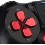 eXtremeRate Red Metal Buttons for Playstation 4 Controller, Aluminum Analog Thumbsticks & Bullet Buttons & D-pad Replacements Kits for PS4 Slim Pro Controller