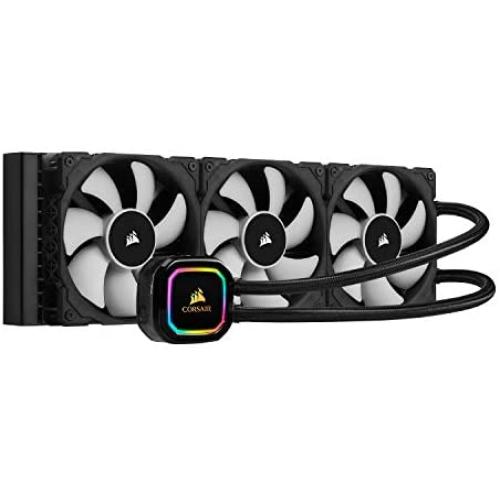 Corsair iCUE H150i RGB Pro XT, 360mm Radiator, Triple 120mm PWM Fans, Advanced RGB Lighting and Fan Control with Software, Liquid CPU Cooler