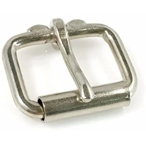 Dangerous Threads Heavy Duty Roller Buckle - Nickel Finish - Various Sizes (2 Pieces, Nickel - 1 & 1/4'') Dangerous Threads Heavy Duty Roller Buckle - Nickel Finish - Various Sizes (2 Pieces, Nickel - 1 & 1/4'')