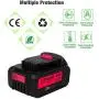 8-Pack 5.0Ah DCB204 Battery for Dewalt 20V MAX XR Lithium Ion Batteries DCB205 DCB200 DCB203 DCB206 DCB204BT-2 DCB201 8-Pack 5.0Ah DCB204 Battery for Dewalt 20V MAX XR Lithium Ion Batteries DCB205 DCB200 DCB203 DCB206 DCB204BT-2 DCB201