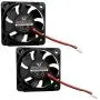 FZVAN Fan 5010 50mm 12V 2Packs 50X50X10mm DC Radiator Axia Fan High Speec for CPU Heatsink 3D Printer