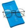 Metal Frame Round Blue Light Blocking Glasses
