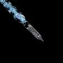 Molshine Handmade High Borosilicate Glass Glass Dip Pen Glass Signature Pen Business Present (blue)