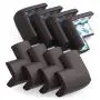 Soft Baby Proofing Corner Guards & Edge Protectors - Pre-Taped Table Corner Protector, Child Safety Furniture Bumper, Sharp Corner Cushions, 8 Pack, Brown Soft Baby Proofing Corner Guards & Edge Protectors - Pre-Taped Table Corner Protector, Child Safety Furniture Bumper, Sharp Corner Cushions, 8 Pack, Brown