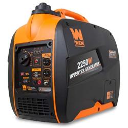 WEN 56225i 2250-Watt Gas Powered Portable Inverter Generator with Fuel Shut-Off, CARB Compliant