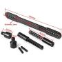 RC-Hub 1Set Body Post Mounts Metal Front and Rear Shell Column for 1:10 Axial SCX10 90046 90047 RC Car (Black)