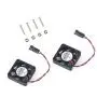 MakerFocus 2pcs Raspberry Pi Fan 30x 30mm DC Brushless Cooling Fan Heatsink Cooler Radiator One-to-Two Interface 3.3V 5V for Raspberry Pi 4 Pi 3 3B+ and Pi Zero/Zero W or Other Robot Project MakerFocus 2pcs Raspberry Pi Fan 30x 30mm DC Brushless Cooling Fan Heatsink Cooler Radiator One-to-Two Interface 3.3V 5V for Raspberry Pi 4 Pi 3 3B+ and Pi Zero/Zero W or Other Robot Project