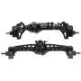 Ky-RC Metal Front and Rear Portal Axles for 1/10 RC Crawler Car Axial SCX10 III Axle Upgrade Part (Black)