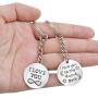 Key Rings Key Chain Set, 10 Pieces Metal Split Key Rings with Chain Extender and Open Jump Ring and 10 Pieces Words Charms Pendants Craft Supplies for DIY Key Chain Gifts