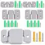 Hilitchi 120Pcs Assorted Metal Universal Sectional Sofa Interlocking Furniture Connector Bracket with Screws Hilitchi 120Pcs Assorted Metal Universal Sectional Sofa Interlocking Furniture Connector Bracket with Screws