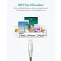 Xcentz iPhone Charger 3ft, MFi Certified Lightning Cable iPhone Charger Cable Metal Connector, Durable Braided Nylon High-Speed Charging Cord for iPhone 11/X/XS Max/XR/8 Plus/7/6/5, iPad, Green Xcentz iPhone Charger 3ft, MFi Certified Lightning Cable iPhone Charger Cable Metal Connector, Durable Braided Nylon High-Speed Charging Cord for iPhone 11/X/XS Max/XR/8 Plus/7/6/5, iPad, Green