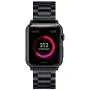 Ayeger Compatible with Apple Watch Band 40mm 38mm Stainless Steel Series 5 /4 /3 /2 /1 Men,Women Compatible iWatch Metal Link Bracelet (Black 40mm 38mm)