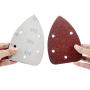 Coceca Mouse Detail Sander Sandpaper Sanding Paper Assorted 40 80 120 180 240 Grits (50pcs Mouse Sandpaper)