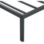 PrimaSleep Platform 14 inch Dura Metal Steel Slate Bed Frame/Noise Free, Twin, Black