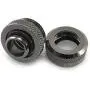 XSPC G1/4'' to 10mm ID, 14mm OD Rigid Tubing Fitting (For use with XSPC Metal & PETG Tubing Only), Black Chrome, 12-pack XSPC G1/4'' to 10mm ID, 14mm OD Rigid Tubing Fitting (For use with XSPC Metal & PETG Tubing Only), Black Chrome, 12-pack