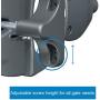 National Hardware V6201 LTCH BLK N346-201 4-9/16'' LokkLatch Automatic Keyed Gate Lock Latch in Black