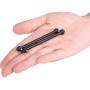 RC Car Drive Shaft, 2 Pcs Remote Control Vehicle Metal Dog Bone Transmission Shaft for HIMOTO 1/10 Scale RC Car Accessory(Black)
