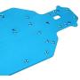 Dilwe RC Car Metal Chassis, Aluminium Alloy Chassis for HSP 1/10 Scale RC Car Remote Control Vehicle Upgrade Part(Blue)