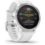 Garmin fenix 6S, Premium Multisport GPS Watch, Smaller-Sized, Heat and Altitude Adjusted V02 Max, Pulse Ox Sensors and Training Load Focus, White