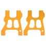 VGEBY RC Rear Suspension Bracket, Metal Rear Suspension Arm Upgrade Parts Accessory Fit for HSP 94122 1/10 RC Car Model (Orange)