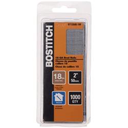 BOSTITCH 18 Gauge Brad Nails, 2-Inch, Coated, 1000 per Box (BT1350B-1M)