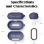 elago Silicone Case Designed for Samsung Galaxy Buds Plus Case (2020) / Galaxy Buds Case (2019) - (Jean Indigo)