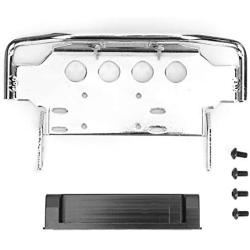 RC Front Lower Bumper, Metal Upgrade Bumper Replacement Accessories Parts Compatible with TRAXXAS TRX-4 G500 TRX-6 G63
