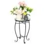 VINGLI Mosaic Accent Table, 14'' Round Side Table,End Table, Plant Stand Decor for Patio Porch Beach Theme Balcony Back Deck Pool Indoor Outdoor Coffee, Metal Cobalt Glass Top Black Iron(Blue Hawaii) VINGLI Mosaic Accent Table, 14'' Round Side Table,End Table, Plant Stand Decor for Patio Porch Beach Theme Balcony Back Deck Pool Indoor Outdoor Coffee, Metal Cobalt Glass Top Black Iron(Blue Hawaii)