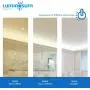 LUMINOSUM 4 Inch 9W COB LED Gimbal Downlight with Junction Box, 700lm, 60W Equiv, Dimmable IC Rated Airtight, ETL & Energy Star Listed, Warm White 3000k, 12-Pack