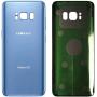 CELL4LESS Replacement Back Glass Cover Back Battery Door w/Pre-Installed Adhesive Samsung Galaxy S8 OEM - All Models G950 All Carriers- 2 Logo - OEM Replacement (Coral Blue)