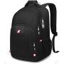 Laptop Backpack,Business Travel Backpack with USB Charging Slit for Men Womens, Anti Theft Water Resistant College School Bookbag Computer Backpack Fits 15 Inch Laptop and Notebook,Black