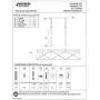 Briarwood Collection Whitewashed Five-Light Farmhouse Linear Chandelier Briarwood Collection Whitewashed Five-Light Farmhouse Linear Chandelier