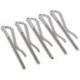 dailymall 10Pieces Silver Money Clip Bar Wallet Replace Parts Spring Clamp Cash Holder