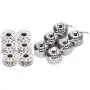 Metal Bobbin, Bobbin Replacement, Multi‑Function Easy to Install Bobbins Replacement Parts for Household Embroidery Metal Bobbin, Bobbin Replacement, Multi‑Function Easy to Install Bobbins Replacement Parts for Household Embroidery