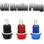 Magnetic Oil Drain Plug Magnetic Sump Drain Nut Oil Drain Bolt(M12x1.25,Black)