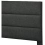 Allewie Queen Size Platform Bed Frame with Fabric Upholstered Headboard and Wooden Slats, Fully Upholstered Mattress Foundation / Strong Wooden Slats Support / Box Spring Optional / Easy Assembly