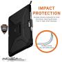 URBAN ARMOR GEAR UAG Designed for Microsoft Surface Pro 7 Plus, Pro 7, Pro 6, Pro 5th Gen (2017) (LTE), Pro 4 Case Metropolis SE Feather-Light Rugged Military Drop Tested Cover, Black
