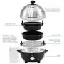 Elite Cuisine EGC-508 Egg Poacher, Omelet & Soft, Medium, Hard-Boiled Egg Cooker with Auto-Off, Buzzer and Stainless Steel Tray, 7 Egg Capacity, Black Elite Cuisine EGC-508 Egg Poacher, Omelet & Soft, Medium, Hard-Boiled Egg Cooker with Auto-Off, Buzzer and Stainless Steel Tray, 7 Egg Capacity, Black
