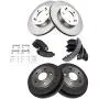 Front & Rear Posi Metallic Disc Brale Pads Rotos Shoes & Drum Kit Set for CR-V Front & Rear Posi Metallic Disc Brale Pads Rotos Shoes & Drum Kit Set for CR-V