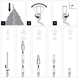 [Christmas Tree Topper Holder] - Twist-on Holiday Universal Tree Topper Stabilizer Fits All Base Types- Metal Green Support Rod with Adjustable attachments to stabilize Seasonal Treetop Ornaments